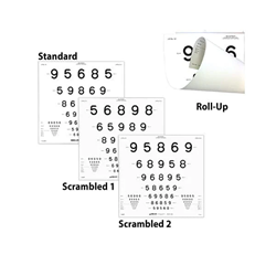 Good-Lite LEA NUMBERS 15-Line Translucent ETDRS-Style Distance ESV3000 and ESC2000 Chart 