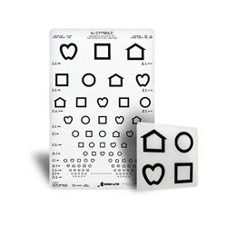 Good-Lite LEA SYMBOLS 12-Line Translucent Distance ESV1200 and ESV1500 Chart 